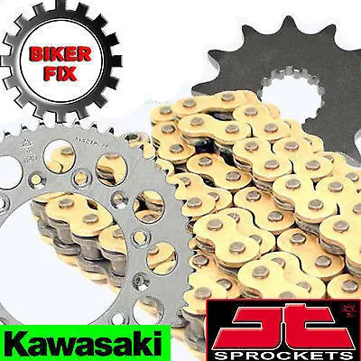 FITS Kawasaki ER-5 Twister (35ps) & (50ps) 1999 GOLD HDS Chain And Sprocket Set • £63.99