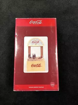 Rare Vintage Window Fountian Coca Cola 1998 Water Fountain Coke • $45.90