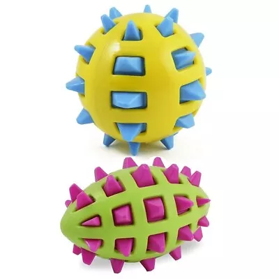 £8.45 • Buy Ancol Floating Dog Toy Atomic Rubber Rugby Ball With Huge Squeak & Varied Bounce