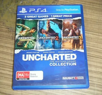 Sony PlayStation 4 PS4 Game - Uncharted: The Nathan Drake Collection • $19.99