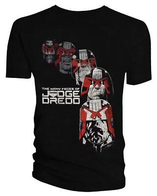 2000AD Judge Dredd: The Many Faces Of Dredd Men's T-Shirt - L • $0.99
