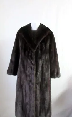 Women's Sz 8 Dark Ranch  Mink Fur Coat Jacket MINT+ CLEARANCE SALE! • $375