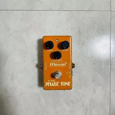 Maxon Vintage Rare PT-909 Phase Tone Guitar Effect Pedal Bass PT 909 LFO Analog • $123