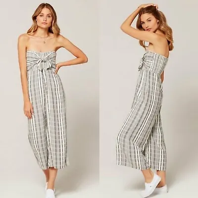 NWT L*Space Riri Strapless Wide Leg Jumpsuit Size L • $36