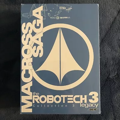 Macross Saga - The Robotech Legacy Collection 3 DVD New Sealed • $23.99