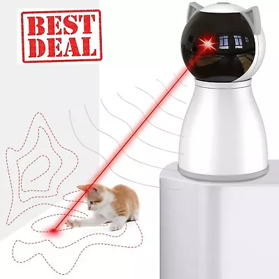 YVE LIFE Cat Toys Motion Activated Rechargeable Automatic Cat Laser Toy • $27.99