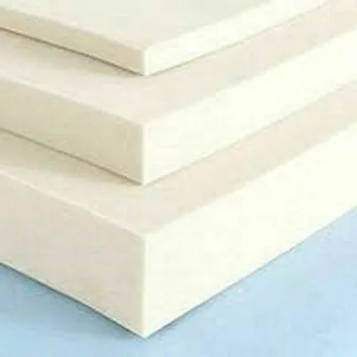 High Density Upholstery Foam - CUT TO SIZE - Seating Pad Caravan Cushions Bar • £11.45