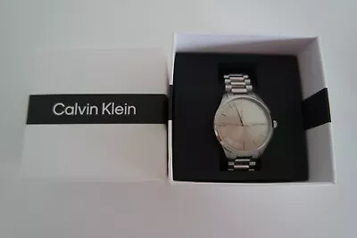 New In Box - Calvin Klein Analogue Quartz Ladies Watch - Stainless Steel Silver • £99.99