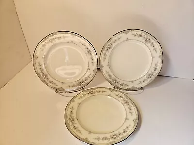 Noritake SHENANDOAH Salad Plate 8-1/4  Bone China Japan 9729 ~ Set Of 3 • $14.88