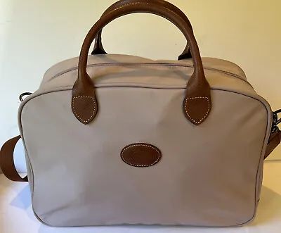 VGC Longchamp Large Nylon Tote Bag W/ Suitcase Sleeve. Light Purple • $69.99