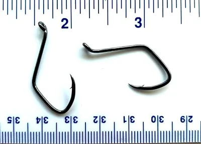 100 Matzuo 141010 Black Sickle Octopus Fish Hooks Size 2/0 - 100 Hooks • $14.99