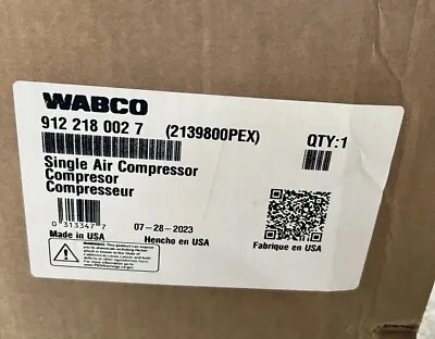 2139800PEX - Oem Wabco Paccar Air Compressor Mx13 2139800 Kw Pb • $1775