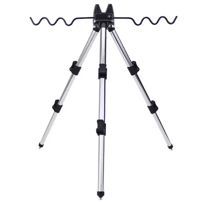 Foldable Fishing Rod Pole Holder Tripod With Spikes For Complex Ground • $72.01