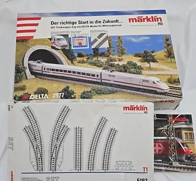 Marklin HO Delta 2977 Digital Starter Train Set ICE-Triebwagen-Zug ICE Railcar • £170