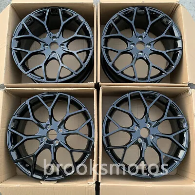 18  B Style Gloss Black Wheels Rims Fits For Smart Fortwo W453 18x7 18x8 4x100 • $999