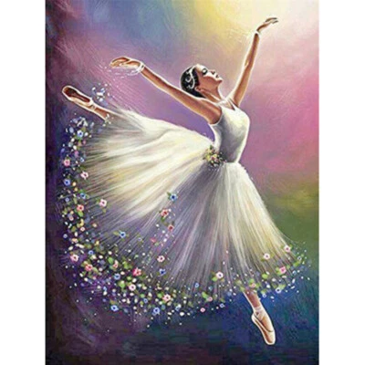 $12.85 • Buy 5D Full Drill Diamond Painting DIY Girl Embroidery Cross Stitch Kits Wall Decors