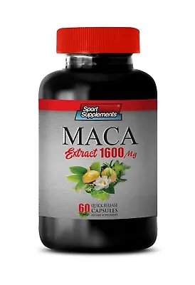 Sexual Wellness - MACA EXTRACT 1600MG - Male Fertility 1 Bottle • $18.65
