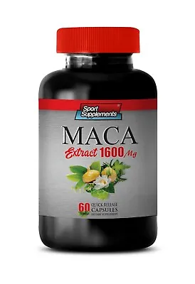 Sexual Wellness Pills - MACA EXTRACT 1600MG - Libido Energy 1 Bottle • $22.58