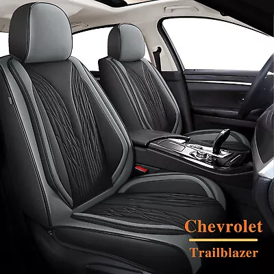 For Chevrolet Trailblazer 2021-2023 Car 5-Seat Covers Front Rear PU Leather Pad • $123.59