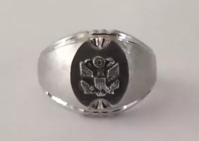 Vintage Sterling United States Army Ring Size 9.5 • $39.99