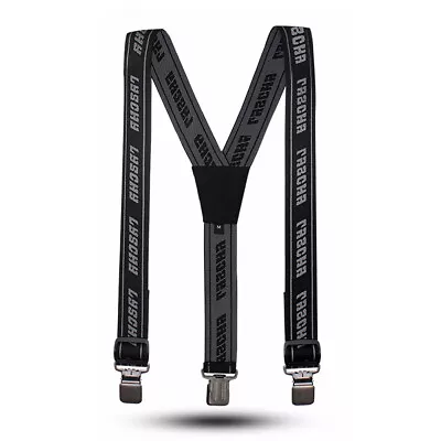 Elastic Motorcycle Y-back Riding Pant Suspender Duty Braces Pant Suspenders • $17.17