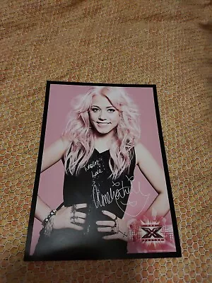 Pre-printed Signed Amelia Lily Photo From X Factor Tour • £1