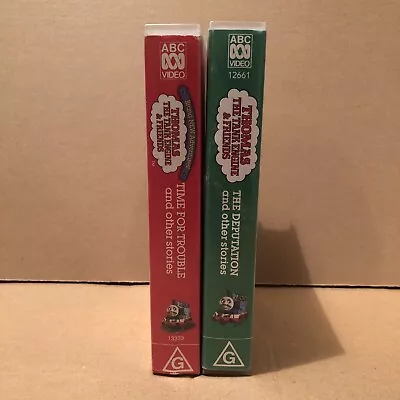 Abc Vhs Video Thomas The Tank And Friends Vhs Video X 2 • $35