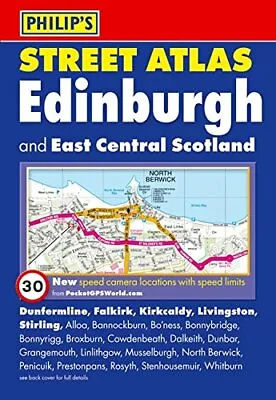 Philip's Street Atlas Edinburgh And East Central Scotland: Pocket Edition By Ph • £4.14