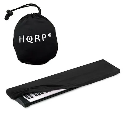 Black Elastic Dust Cover With Bag For Roland 61-76-Key Digital Piano Synthesizer • $27.36