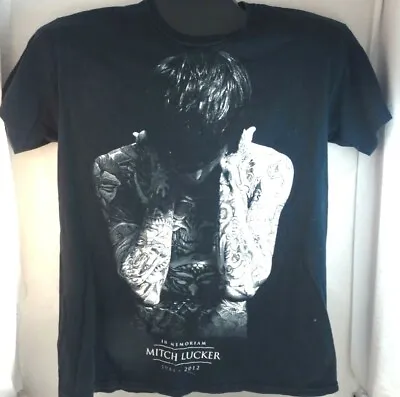  In Memoriam Mitch Lucker 1984-2012   Suicide Silence  T-Shirt Black Medium  • $75