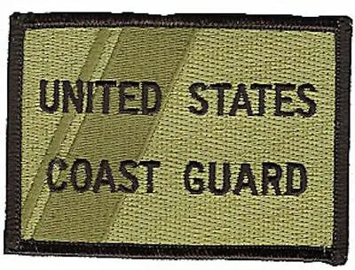 US Coast Guard Stripe Green W4741 USCG Patch Flight Suit  • $1.69