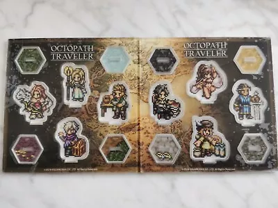 Octopath Traveler 1st Original Acrylic Stand Set BRAND NEW *RARE SET* • $195