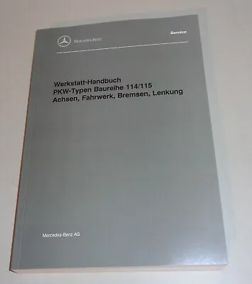 Workshop Manual Mercedes Benz Chassis R107 W116 W126 W123 W114 W115 • $212.93