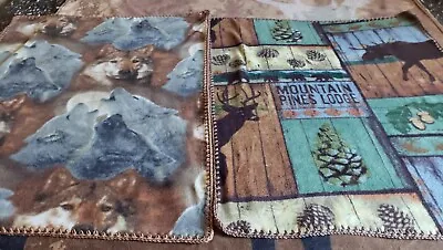 Wolves & Deer Bears & Moose  Baby Blankets (set 2) • $18