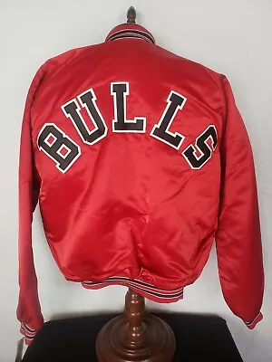 🔥🚨Vintage Chalk Line XXL Chicago Bulls Starter Style Spellout NWT NOS Jacket!  • $1299.99