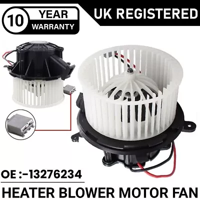 For Opel Vauxhall Astra J Zafira Mk3 C1 Cascada Heater Blower Motor Fan 13276234 • £35.99