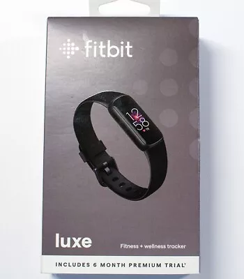 Fitbit - Luxe Fitness & Wellness Tracker - Graphite -3 Extra  Bands • $45.99
