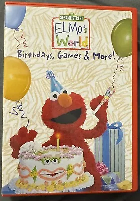 Sesame Street: Elmos World: Birthdays Games  More - DVD - VERY GOOD • $3.26