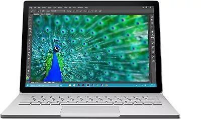 MICROSOFT Surface Book 128GB I5 6300U 8GB 13.5  Silver  CHECK CONDITION NOTES  • £189.94