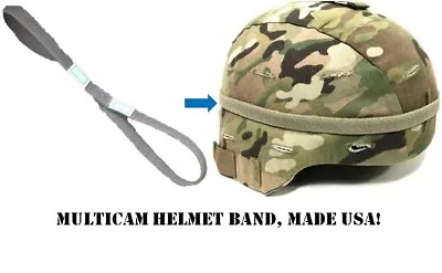 HELMET BAND MULTICAM CAT EYE For M1 PASGT MICH ARMY USMC MILITARY AIRSOFT USA • $4.95