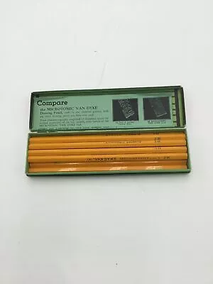 10 Ct Eberhard Faber Microtomic Van Dyke Box Drawing Pencils 600-2H • $18.84