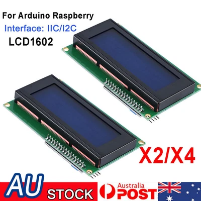 $12.99 • Buy LCD1602+I2C IIC/I2C LCD Display Screen Module PCB Board For Arduino Raspberry AU