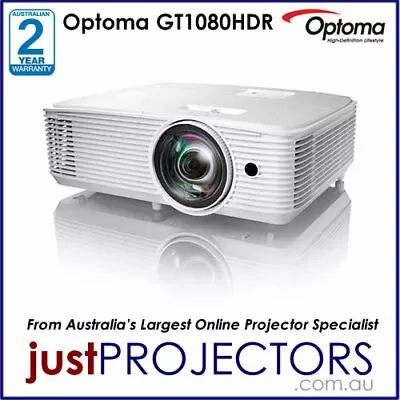 Optoma GT1080HDR Short Throw Home Projector. Aussie Release! Brand New 2yr Wrnty • $1449