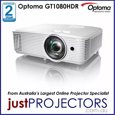 Optoma GT1080HDR Short Throw Home Projector. Aussie Release! Brand New 2yr Wrnty • $1469