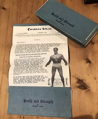 Vintage Rare - Charles Atlas Rare Training Regimes Complete Set • £95