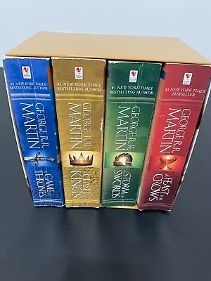 Game Of Thrones A Song Of Ice And Fire By George R.R. Martin Books 1-4 Box Set • $11.99