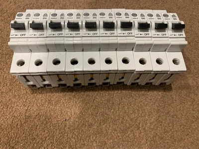 £9.99 • Buy 5 X WYLEX Stotz MCB 6A Type B Stotz SK NSB06-B 6 Amp 6kA Circuit Breaker