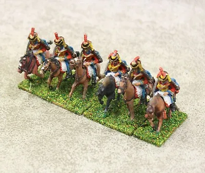 28mm Napoleonic Metal FRENCH CAVALRY X6 Painted 14462 • £11.99