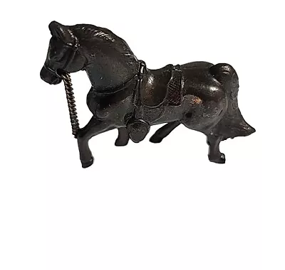 Vintage Horse Figure Brown Copper Color 2.5  Metal Toy Made In Japan • $10