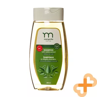 Margarita Shampoo With Nettle Extract 250ml Family Natural Normal Greasy Hair • £10.41